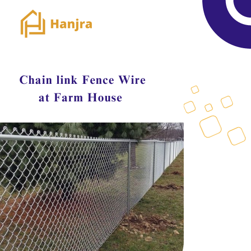 mesh linking fencing of farm house | Pakistan| Hanjra Constructions