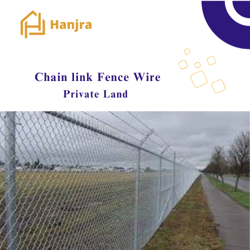 Chain link fence land | Pakistan| Hanjra Constructions