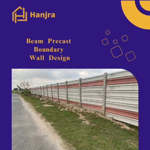 Beam precast boundary wall projects in Pakistan