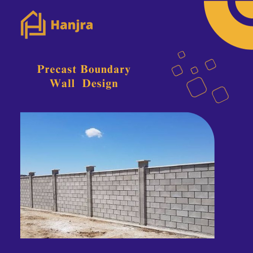 Designed precast boundary wall