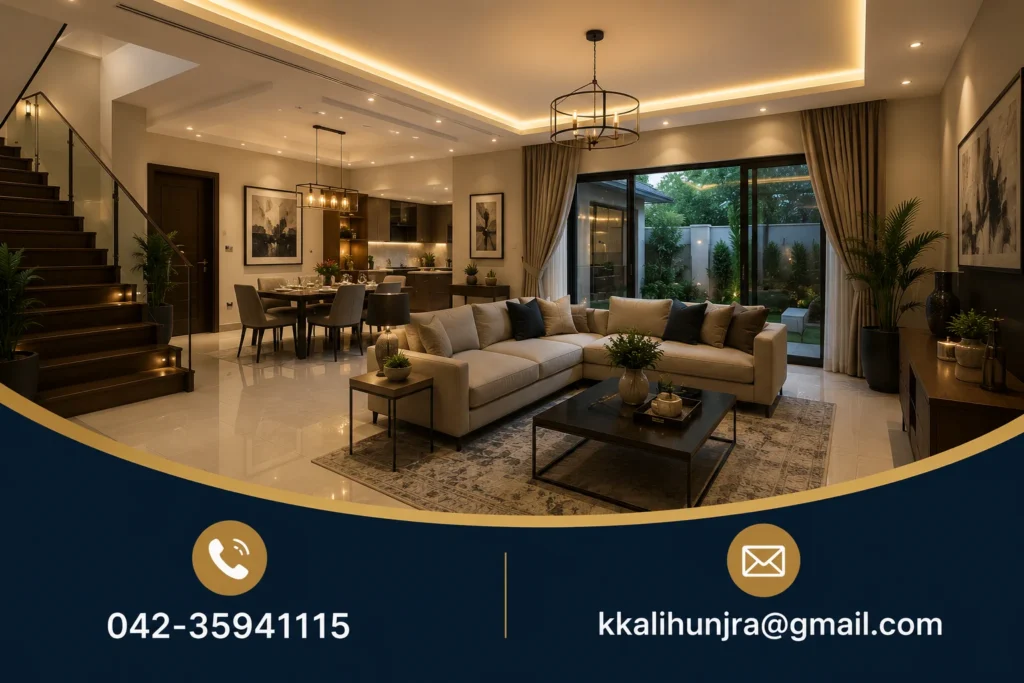 Residential concrete boundary wall construction by Hanjra Precast https://hanjra.com.pk/