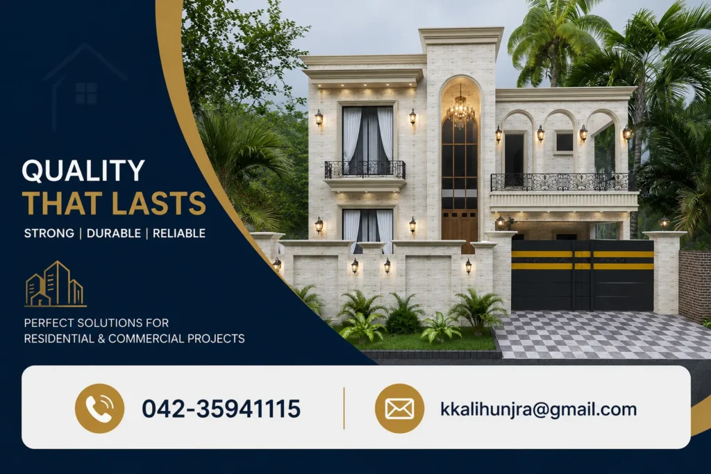 Premium precast boundary wall solutions for residential and commercial projects https://hanjra.com.pk/